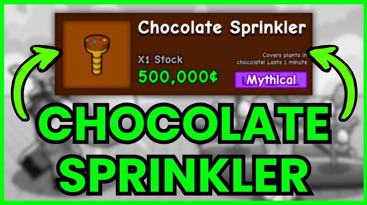Roblox Grow a Garden - How To Get Chocolate Sprinkler